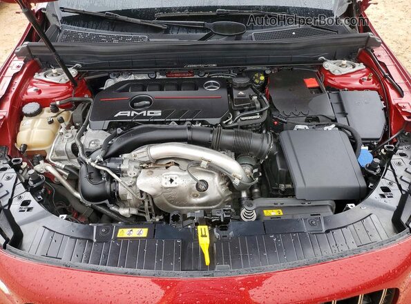 W1N4M5BB6MW081843 2021 MERCEDES-BENZ GLB-CLASS Red Widok komory silnika