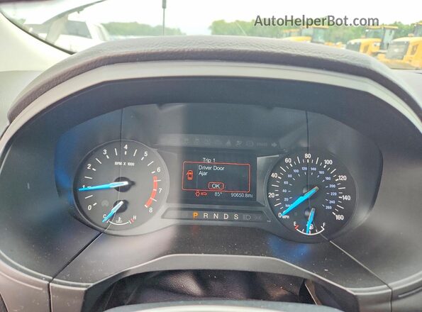 2FMPK3G97LBA47300 2020 FORD EDGE Silver Вид задніх сидінь