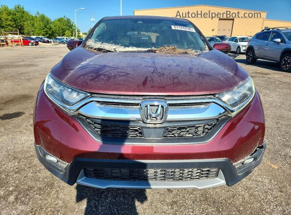 7FARW1H57JE033161 2018 HONDA CR-V Maroon უკანა ხედი