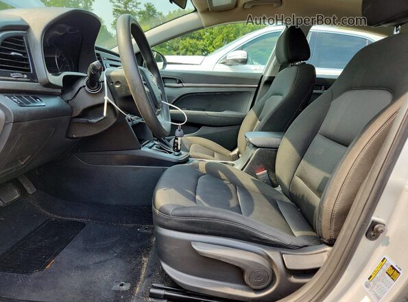 5NPD74LF5JH353052 2018 HYUNDAI ELANTRA Silver Widok deski rozdzielczej