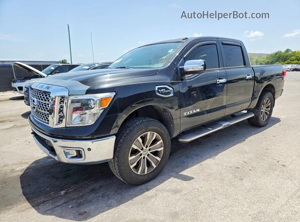 1N6AA1E55HN559258 2017 NISSAN TITAN Black Задня ліва чверть