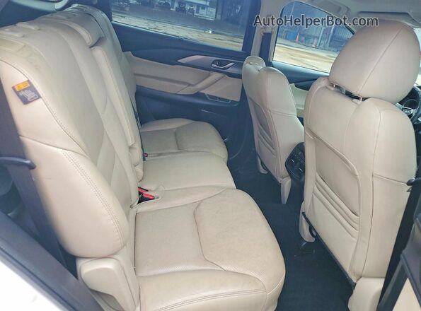 JM3TCACY0J0209310 2018 MAZDA CX-9 White Rear interior view