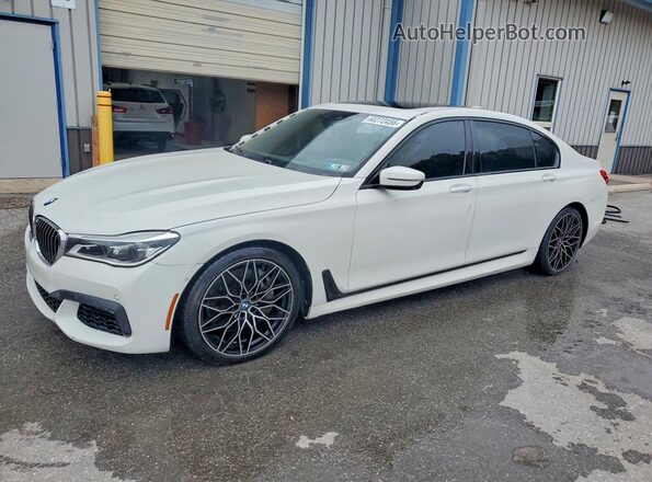 WBA7F2C50JG423747 2018 BMW 7 SERIES White Rear left