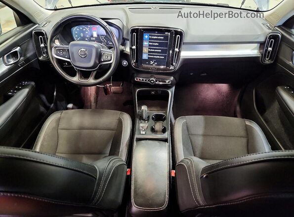 YV4162UK0L2278235 2020 VOLVO XC40 Blue Widok zestawu wskaźników