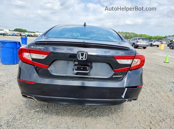 1HGCV1F32KA115560 2019 HONDA ACCORD Black Front interior view