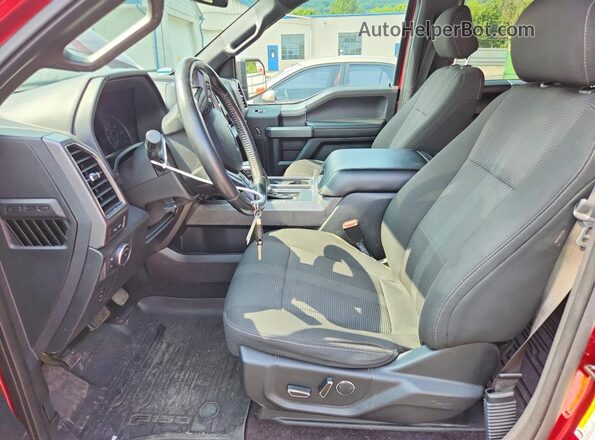 1FTFW1EG8HFB28547 2017 FORD F150 Red წინა პანელის ხედი