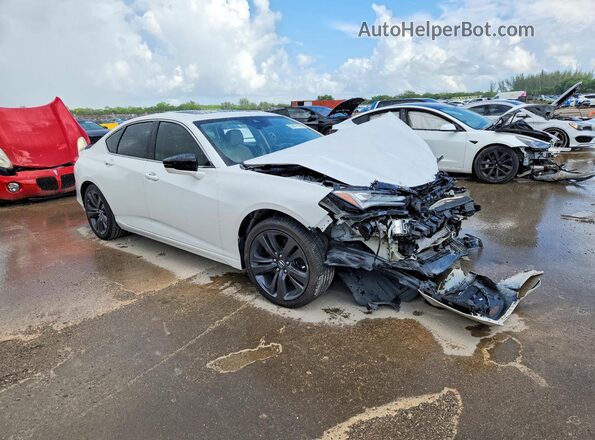 19UUB5F35MA004931 2021 ACURA TLX White Widok z przodu