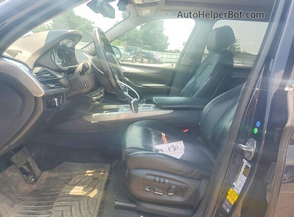 5UXKT0C52G0S76776 2016 BMW X5 Blue Widok deski rozdzielczej