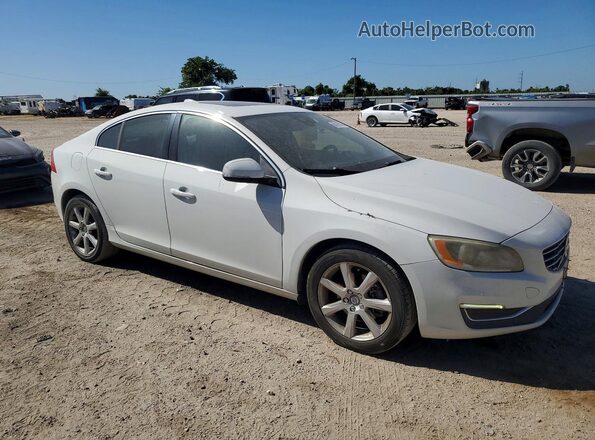 YV126MFK9G2392265 2016 VOLVO S60 White წინა ხედი