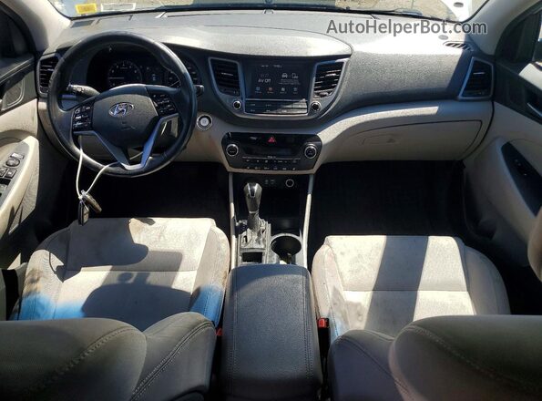 KM8J3CA24JU687311 2018 HYUNDAI TUCSON Silver Widok zestawu wskaźników