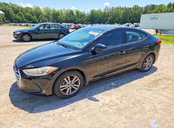 5NPD84LF6HH001461 2017 HYUNDAI ELANTRA Черный Задняя левая четверть