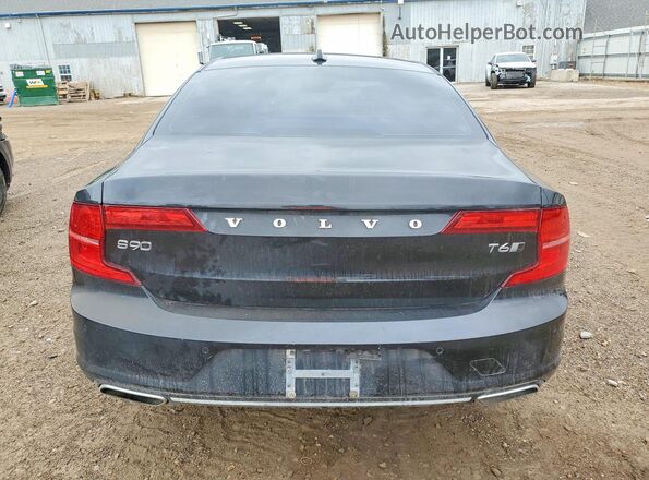 YV1A22ML7H1001984 2017 VOLVO S90 Black Vista interior delantera