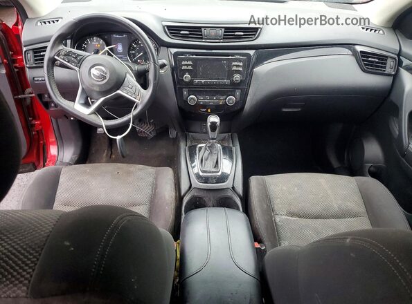 JN1BJ1CRXHW132622 2017 NISSAN ROGUE Red Առջևի վահանակի տեսք