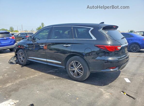 5N1DL0MN8JC507139 2018 INFINITI QX60 Black Հետևի աջ