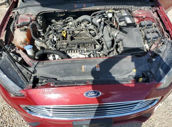 3FA6P0HD5KR171817 2019 FORD FUSION Красный Вид подкапотного пространства