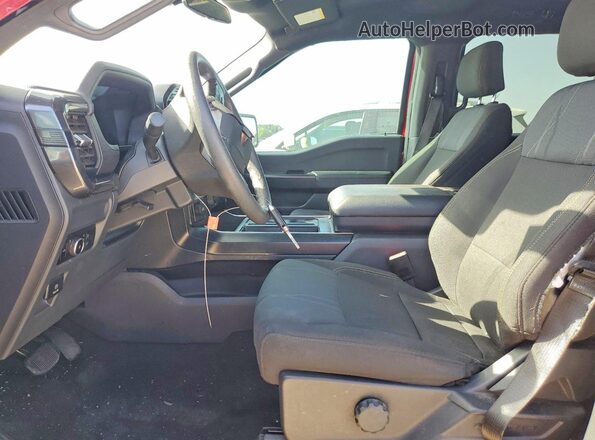 1FTEW2KP7RKD02378 2024 FORD F150 Burgundy Առջևի վահանակի տեսք
