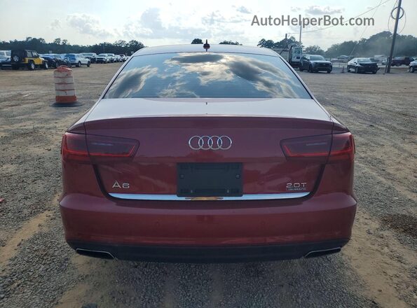 WAUG8AFC5HN090689 2017 AUDI A6 Red Սալոնի դիմացի տեսք