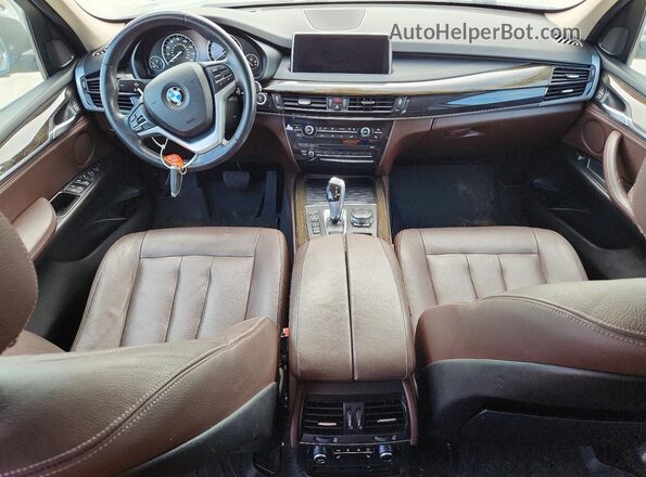 5UXKR0C50G0P23104 2016 BMW X5 Black Instrument cluster view