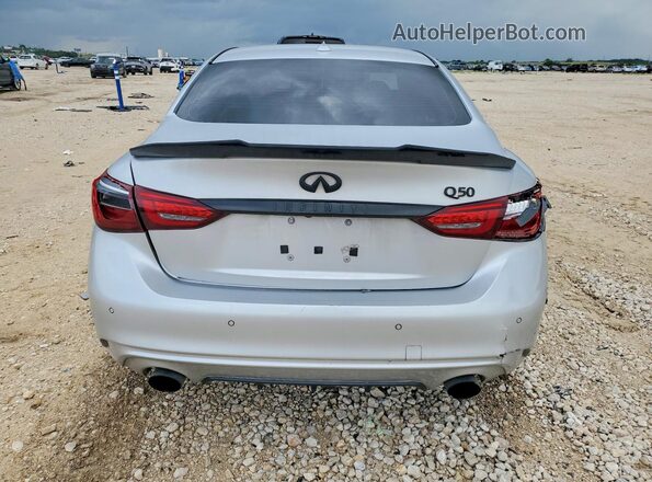 JN1EV7AP2JM353834 2018 INFINITI Q50 Silver წინა სალონის ხედი