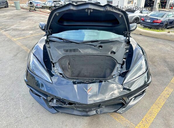 1G1YA2D40P5106799 2023 CHEVROLET CORVETTE Black Vista del cuadro de instrumentos