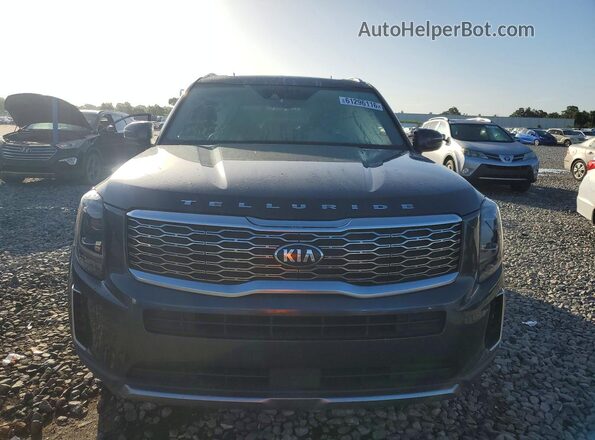 5XYP34HC5LG047938 2020 KIA TELLURIDE Серый Вид сзади