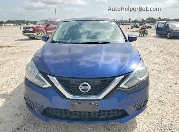 3N1AB7AP2HY300002 2017 NISSAN SENTRA Blue უკანა ხედი