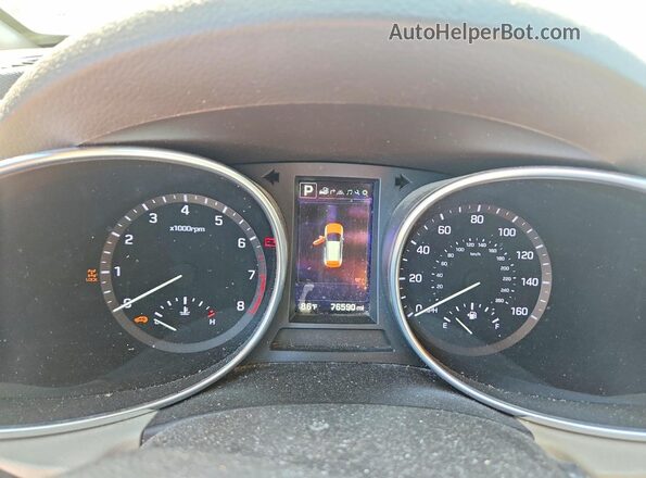 KM8SRDHF6HU252110 2017 HYUNDAI SANTA White Հետևի նստատեղերի տեսք