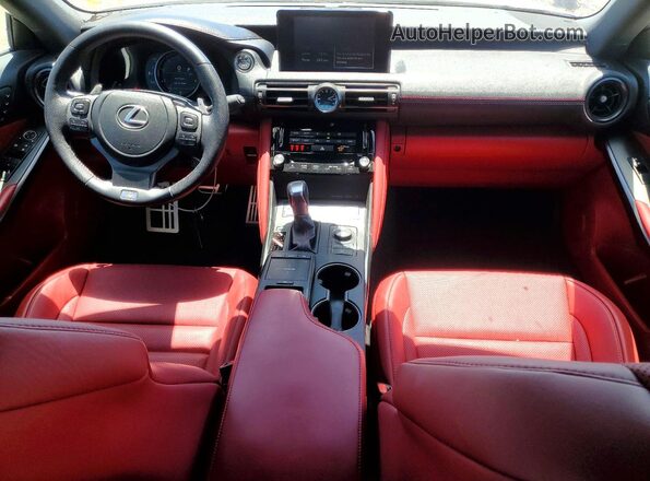 JTHGZ1B23P5060200 2023 LEXUS IS White Widok zestawu wskaźników