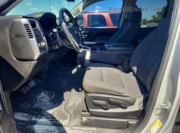 2GCRCPEC4K1152428 2019 CHEVROLET SILVERADO Серебряный Вид панели приборов