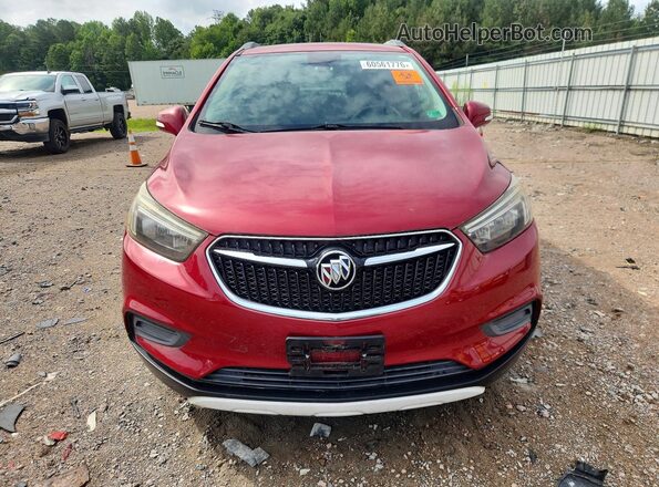 KL4CJASB3HB000356 2017 BUICK ENCORE Red Հետևի տեսք