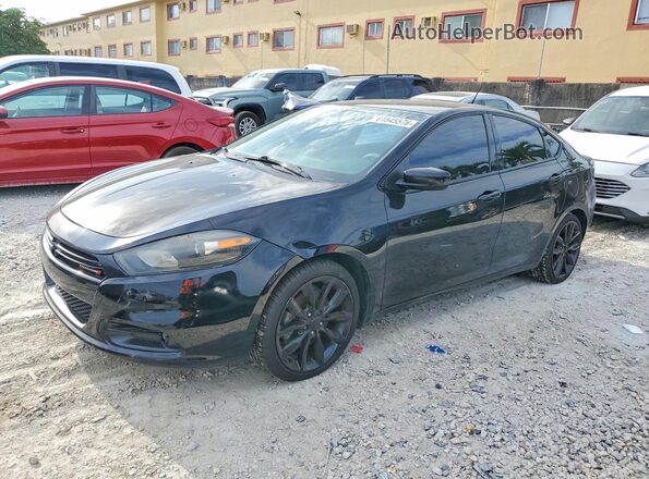 1C3CDFBB8GD750403 2016 DODGE DART Black Tył lewy