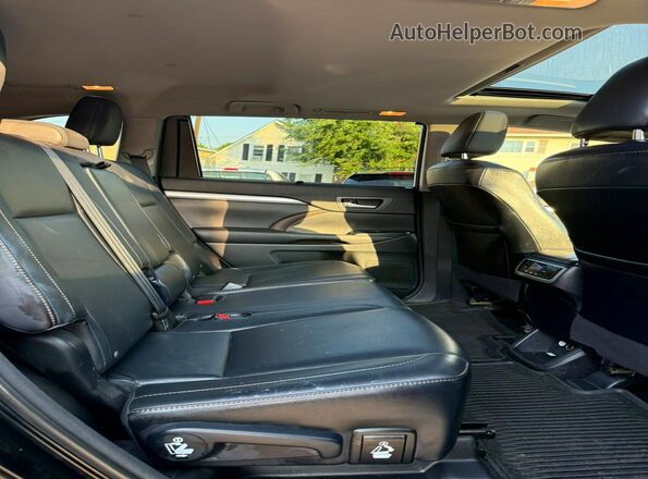 5TDJKRFH1GS245106 2016 TOYOTA HIGHLANDER Black Vista del cuadro de instrumentos