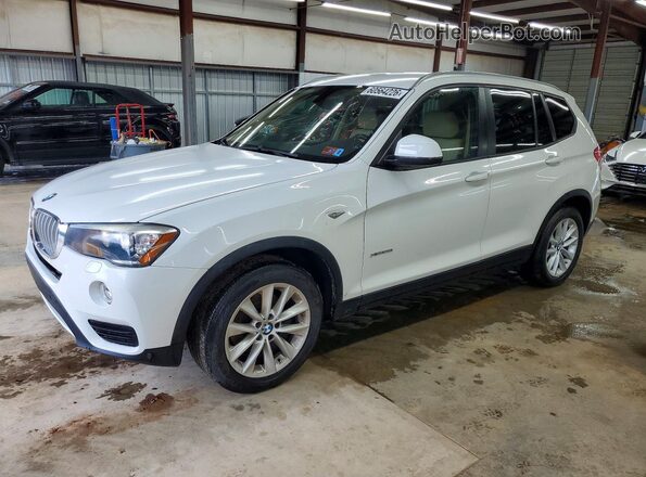 5UXWX9C55G0D90834 2016 BMW X3 White Trasero izquierdo