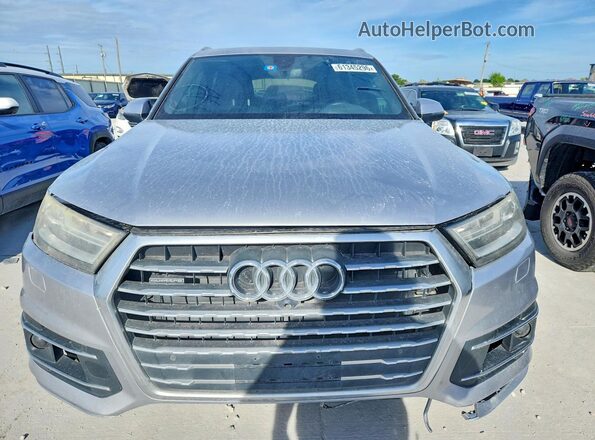 WA1AAAF73KD013939 2019 AUDI Q7 Silver Rear view