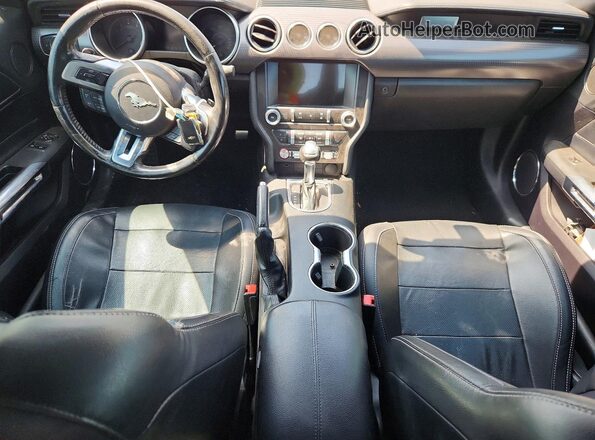 1FA6P8CF3K5120486 2019 FORD MUSTANG Black Vista del cuadro de instrumentos