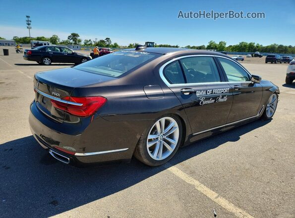 WBA7F2C53GG420172 2016 BMW 7 SERIES Gray Delantero derecho