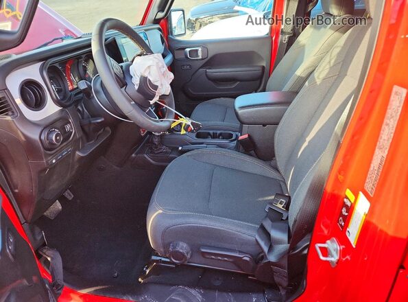 1C4RJXN61RW229128 2024 JEEP WRANGLER Red Dashboard view