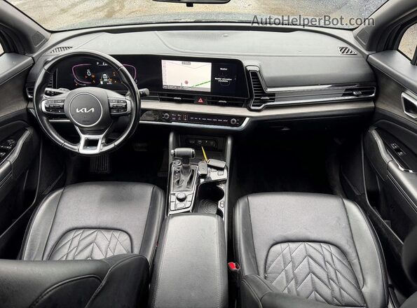 5XYK6CAFXPG027528 2023 KIA SPORTAGE Black Հետևի նստատեղերի տեսք