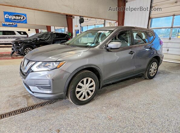 KNMAT2MVXHP576002 2017 NISSAN ROGUE Серый Задняя левая четверть