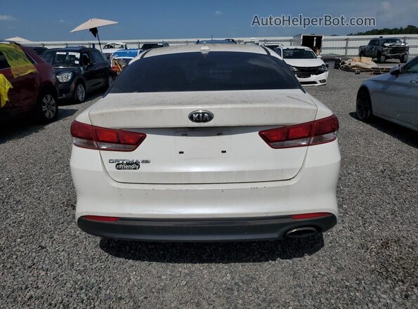 KNAGT4L3XG5098984 2016 KIA OPTIMA White Вид салону спереду