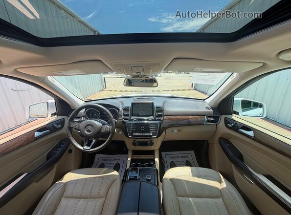4JGDA5HB1GA686616 2016 MERCEDES-BENZ GLE-CLASS White Rear seats view