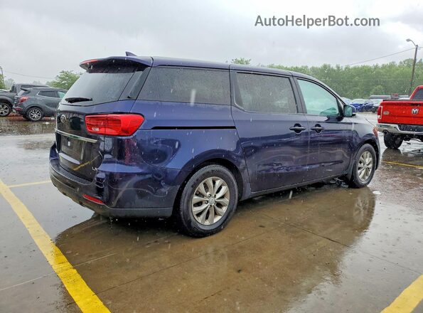 KNDMB5C19K6538516 2019 KIA SEDONA Blue Przód prawy