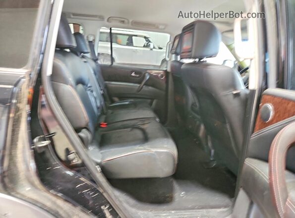 JN8AY2NC1H9511580 2017 NISSAN ARMADA Black Rear interior view