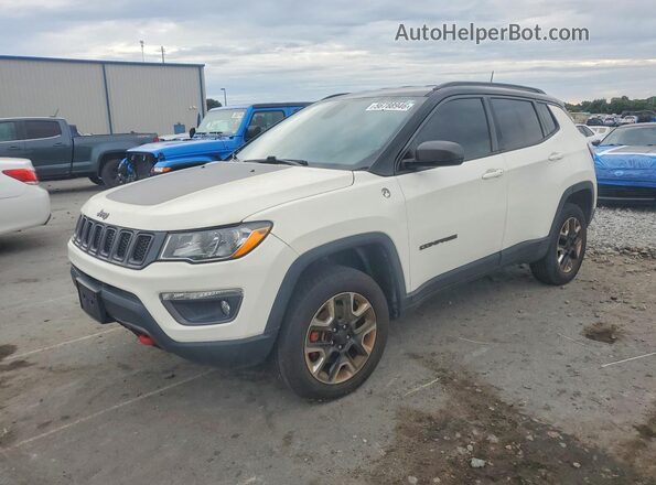 3C4NJDDB6JT451332 2018 JEEP COMPASS White Rear left