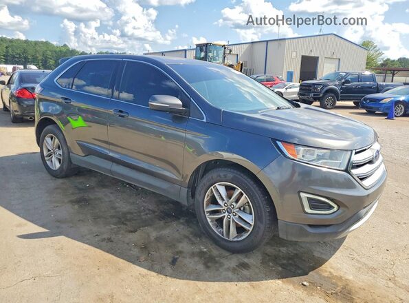 2FMPK3J94JBB64127 2018 FORD EDGE Gray Widok z przodu