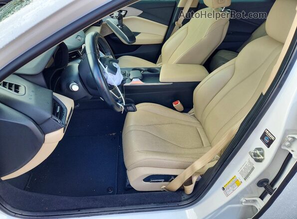 19UUB5F35MA004931 2021 ACURA TLX White Widok deski rozdzielczej