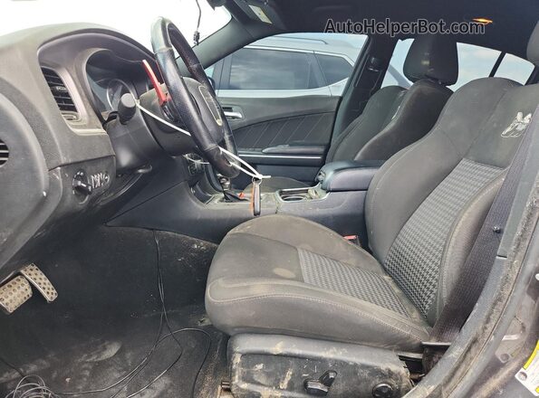 2C3CDXGJ5LH107204 2020 DODGE CHARGER Gray Вид салону спереду
