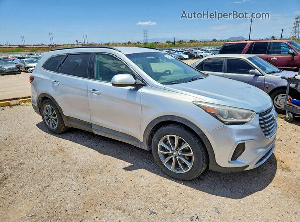 KM8SM4HF0HU205265 2017 HYUNDAI SANTA FE Silver Front view