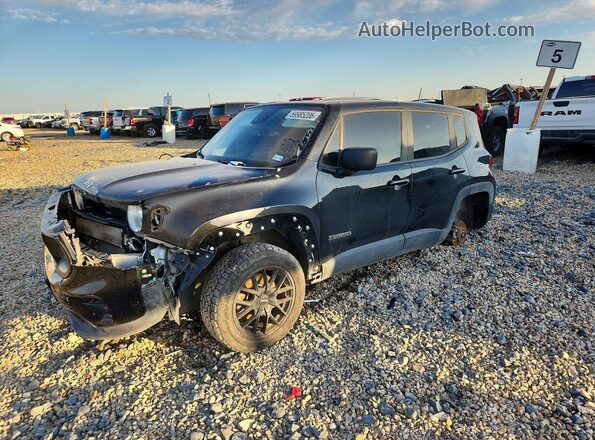 ZACNJDAB2MPM13495 2021 JEEP RENEGADE Черный Задняя левая четверть
