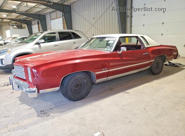 1H57V6B472739 1976 CHEVROLET MONTE CARLO Бордовый Задняя левая четверть